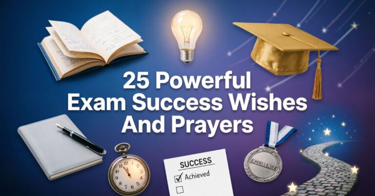 Exam success wishes and prayers