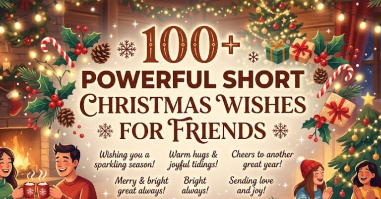 100+ Powerful Short Christmas Wishes For Friends