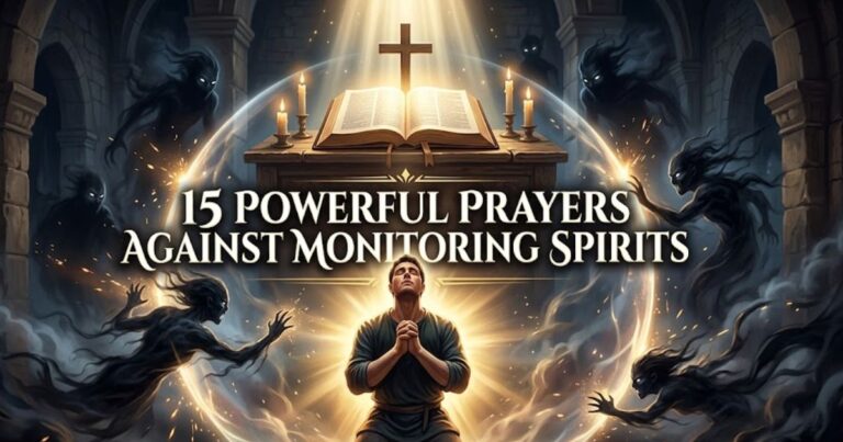 15 Powerful Prayers Against Monitoring Spirits"