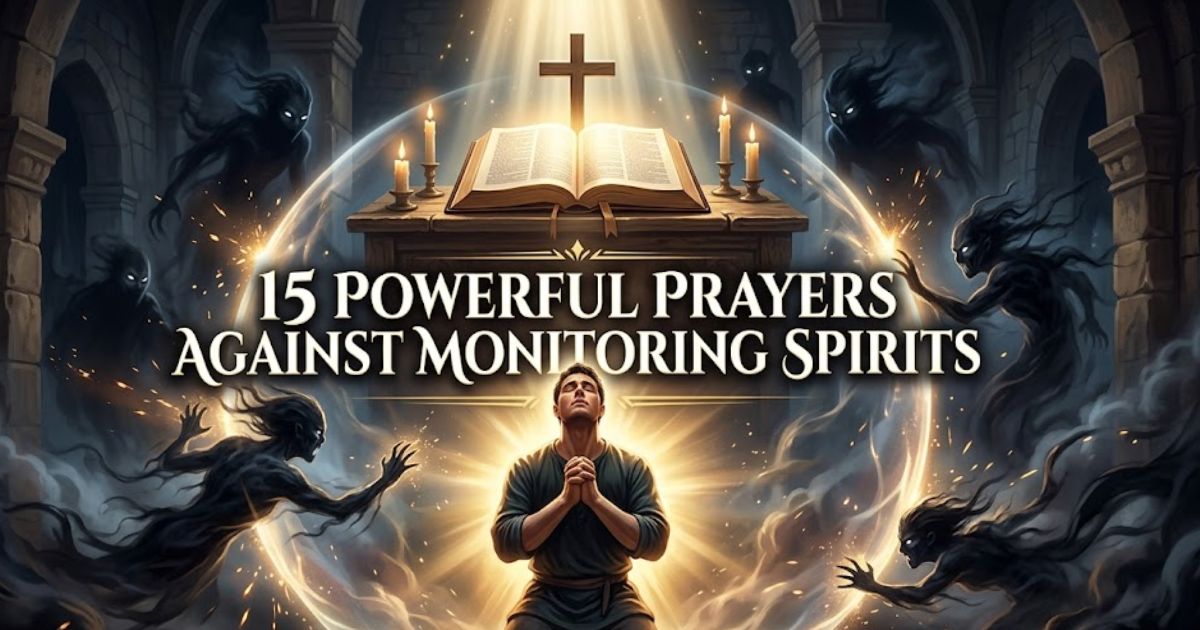 15 Powerful Prayers Against Monitoring Spirits"
