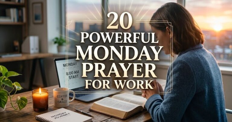 20 Powerful Monday Prayer for Work