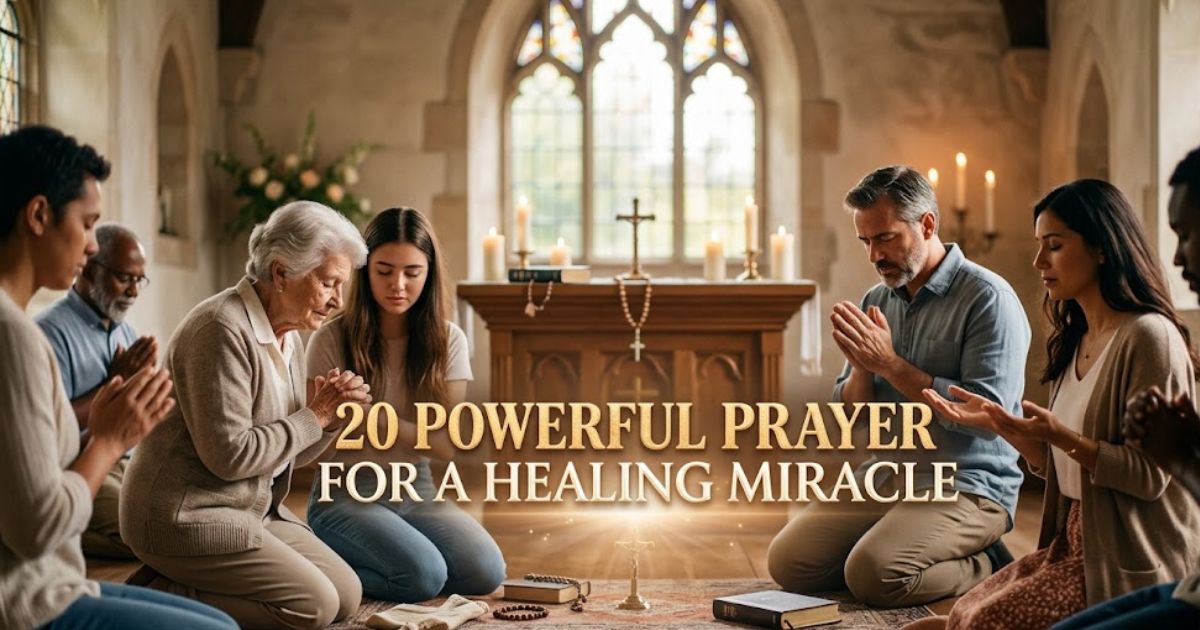 20 Powerful Prayer For A Healing Miracle