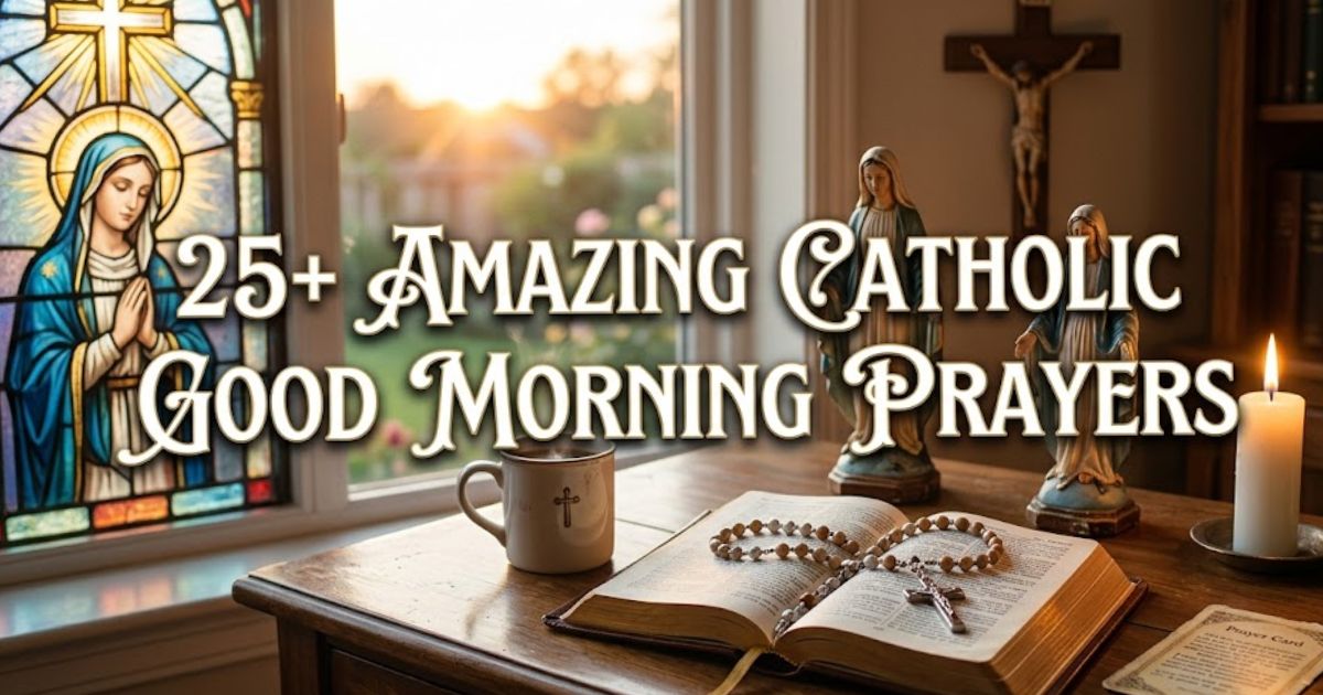 25+ Amazing Catholic Good Morning Prayers