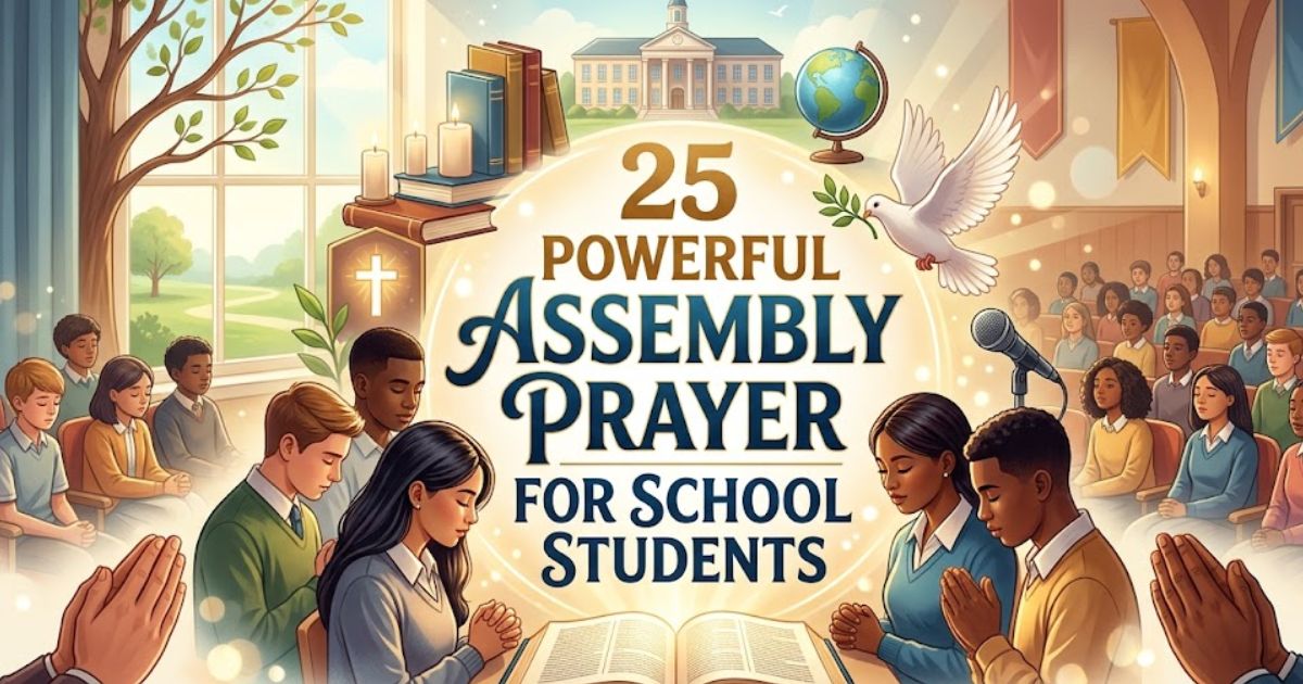 25 Powerful Assembly Prayer For School Students