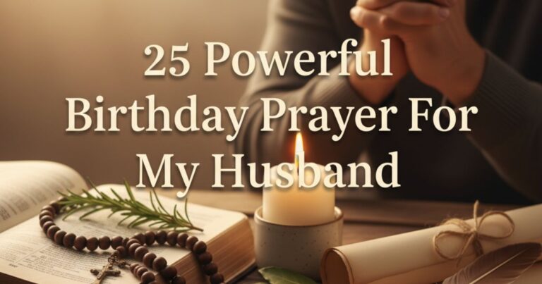25 Powerful Birthday Prayer For My Husband