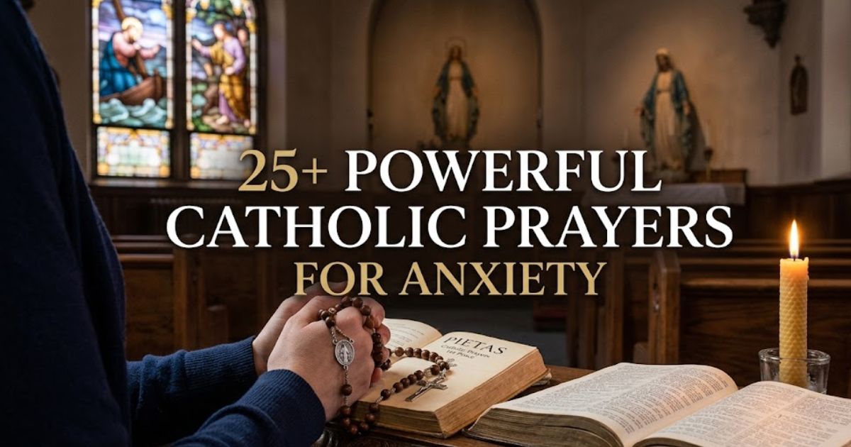 25+ Powerful Catholic Prayers For Anxiety