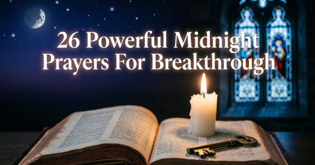 26 Powerful Midnight Prayers For Breakthrough