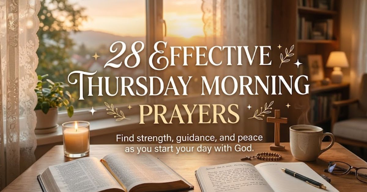 28 Effective Thursday Morning Prayer