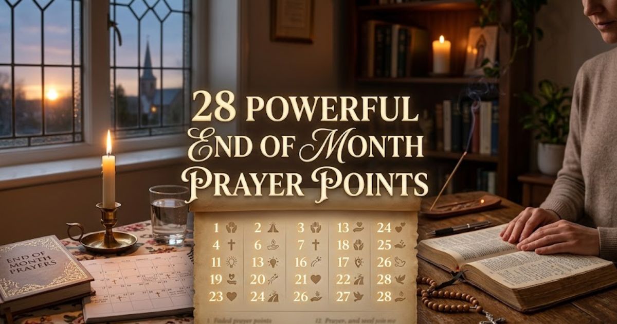 28 Powerful End of Month Prayer Points