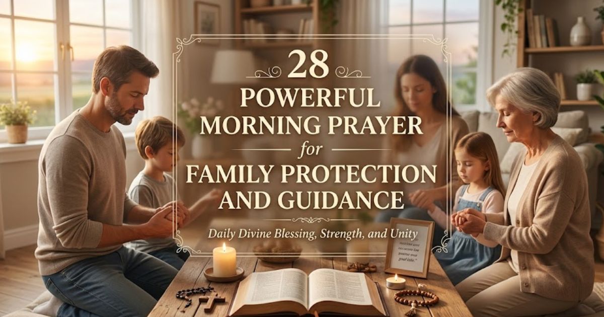 28 Powerful Morning Prayer for Family Protection and Guidance