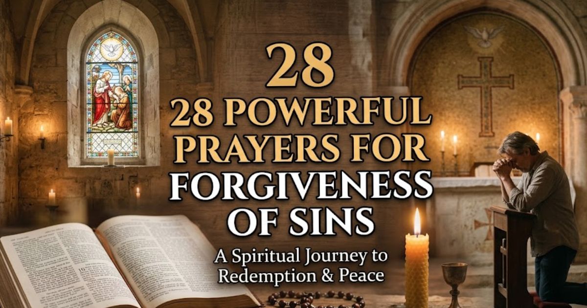 28 Powerful Prayers For Forgiveness of Sins