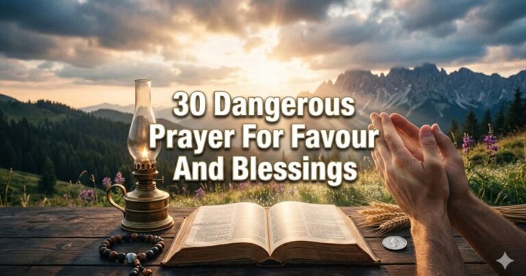 30 Dangerous Prayer For Favour And Blessings