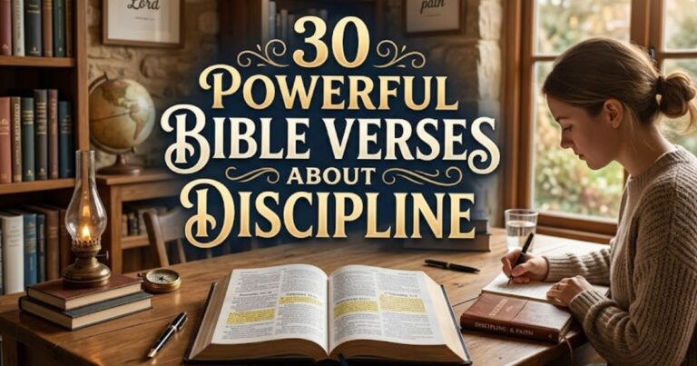 30 Powerful Bible Verses About Discipline
