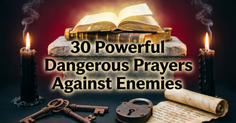 30 Powerful Dangerous Prayers Against Enemies