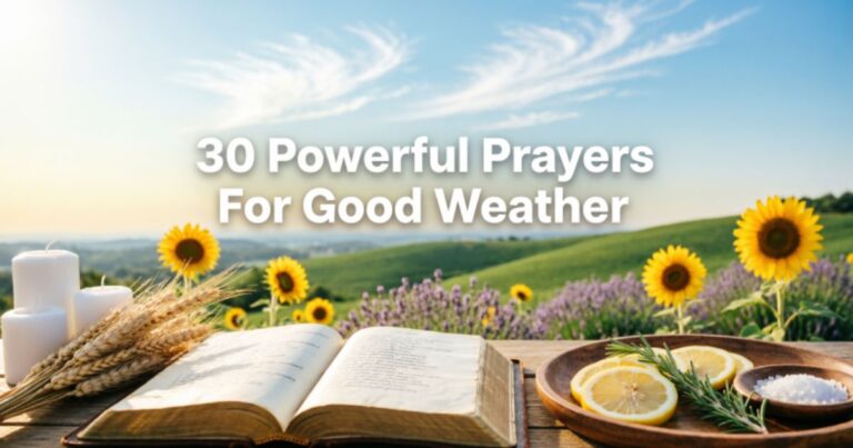 30 Powerful Prayers For Good Weather