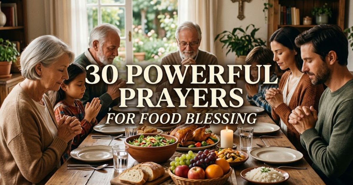 30 Powerful Prayers for Food Blessing