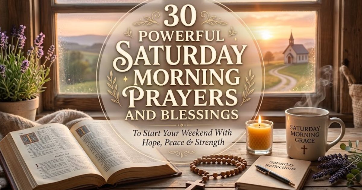 30 Powerful Saturday Morning Prayers and Blessings