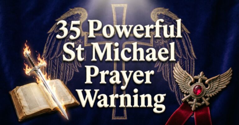 35 Powerful St Michael Prayer Warning