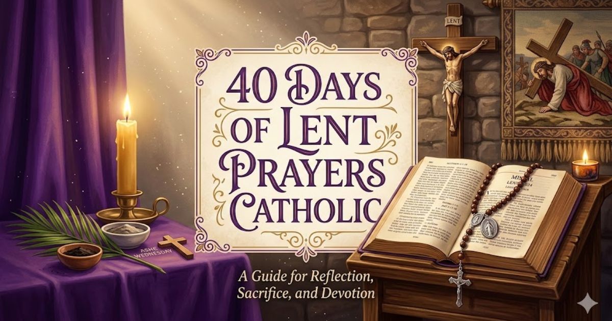40 Days of Lent Prayers Catholic
