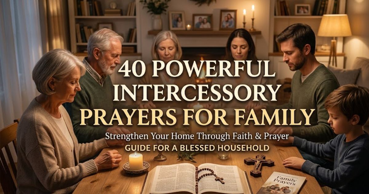 40 Powerful Intercessory Prayers For Family