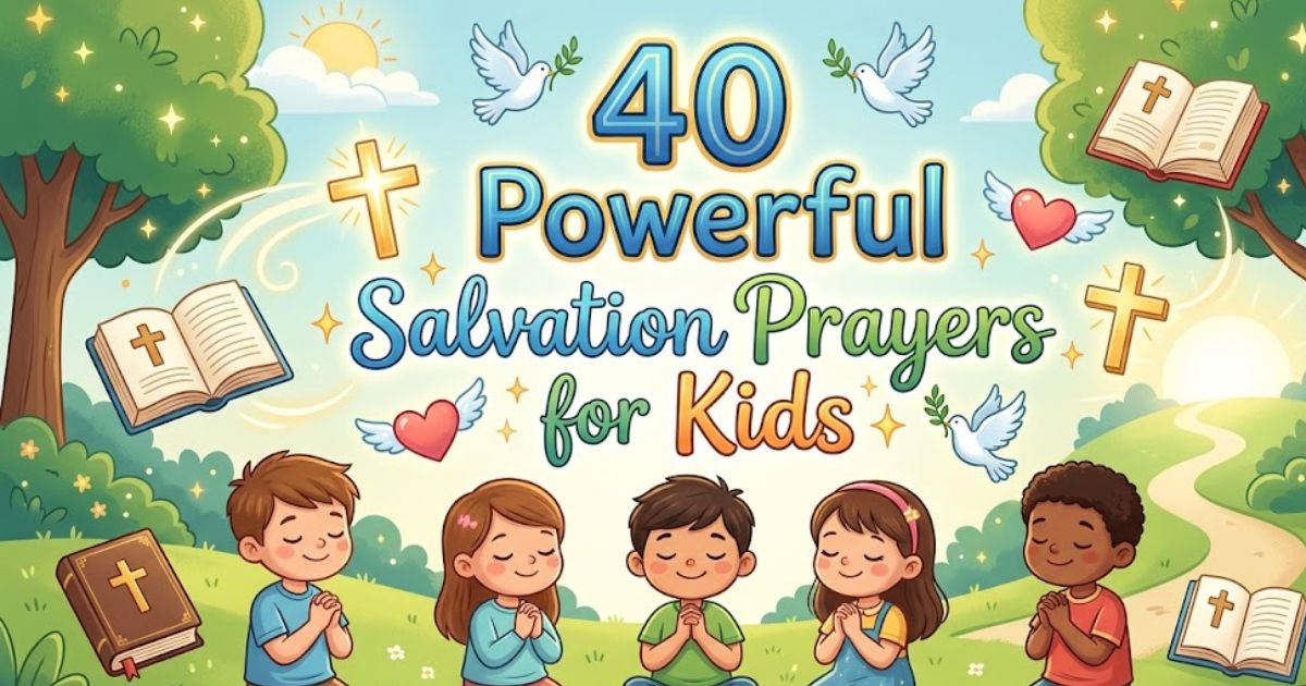 40 Powerful Salvation Prayers for Kids