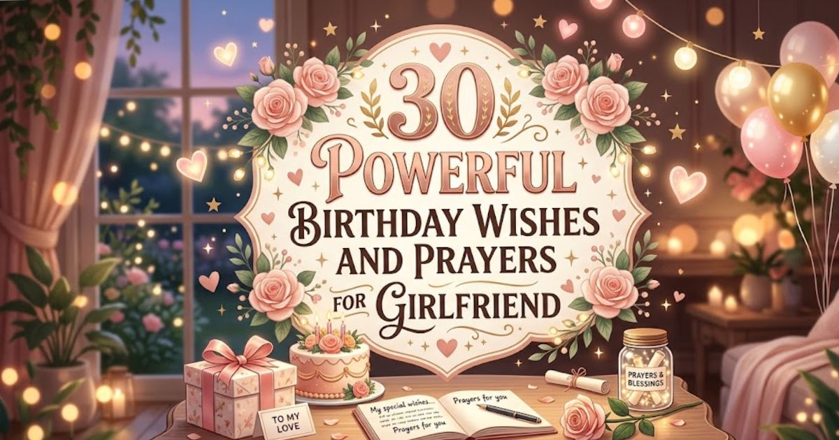 30 Powerful Birthday Wishes and Prayers for Girlfriend