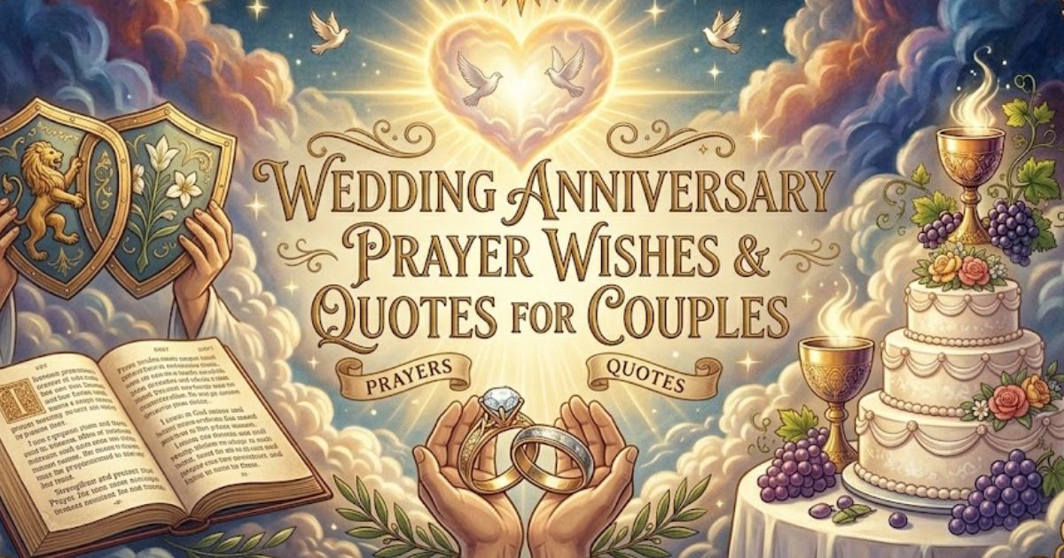 135 + Wedding Anniversary Prayer Wishes & Quotes for Couples