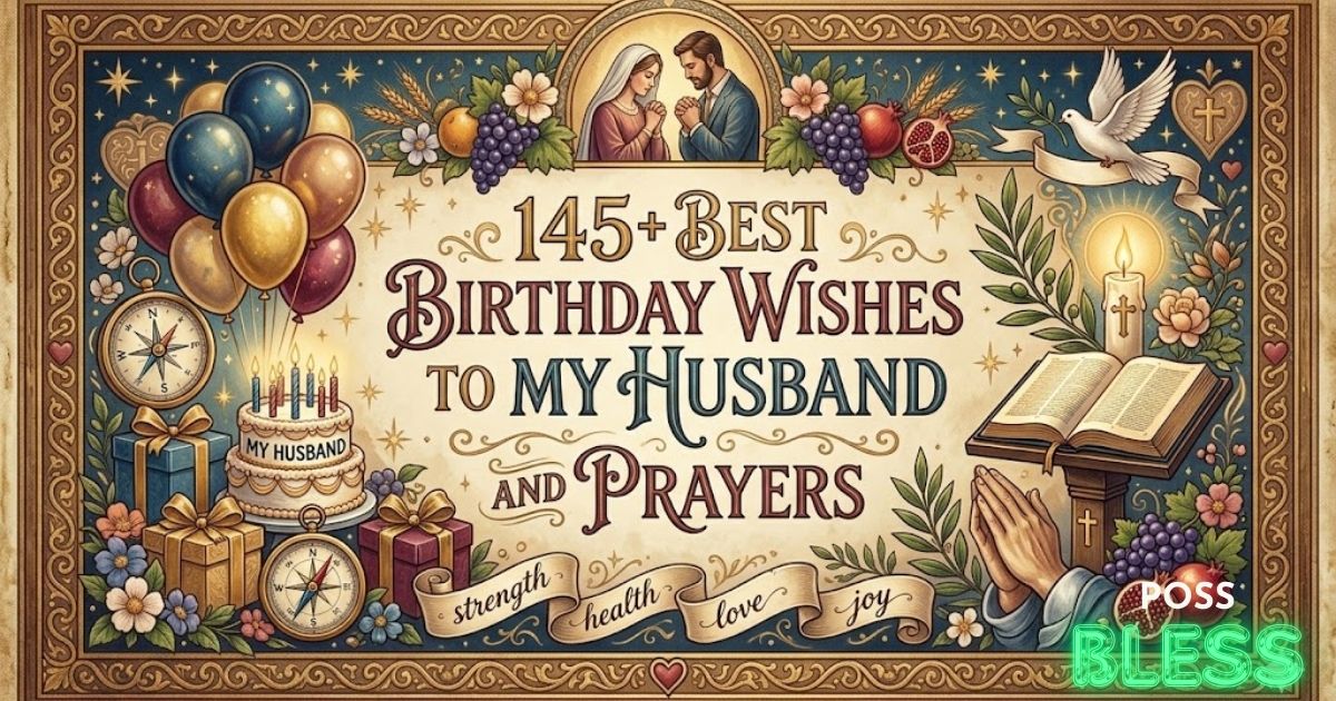 145 + Best Birthday Wishes to My Husband And prayers