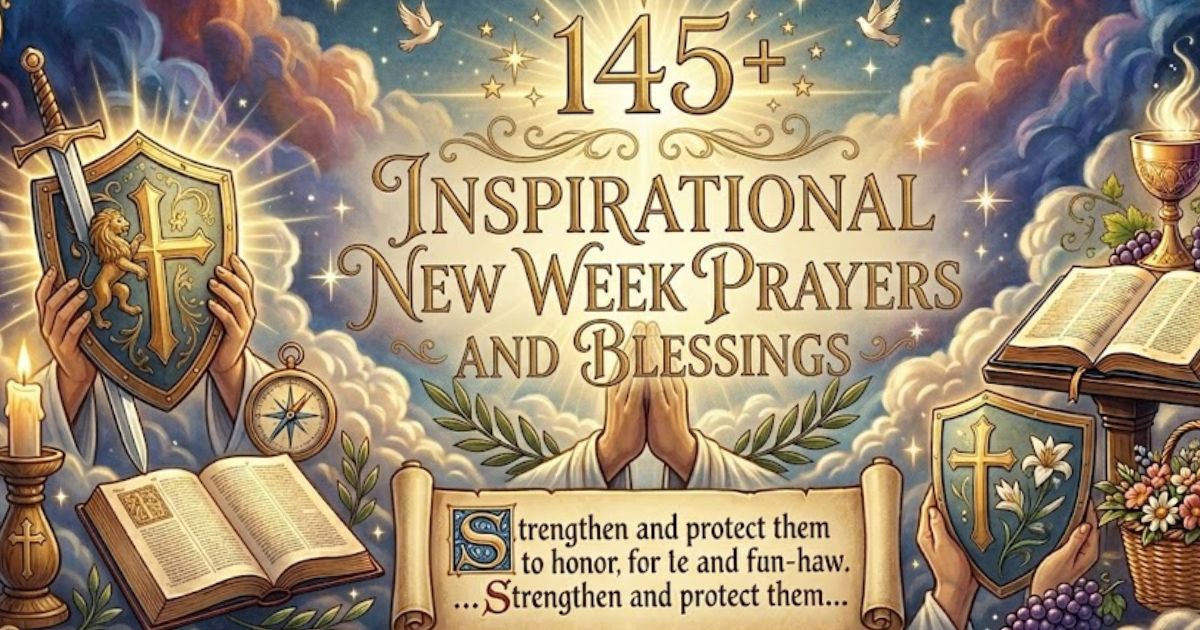 145 + Inspirational New Week Prayers And Blessings