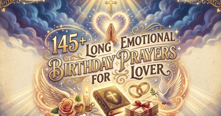 145+ Long Emotional Birthday Prayers for Lover