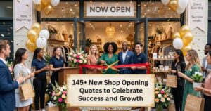 145+ New Shop Opening Quotes to Celebrate Success and Growth
