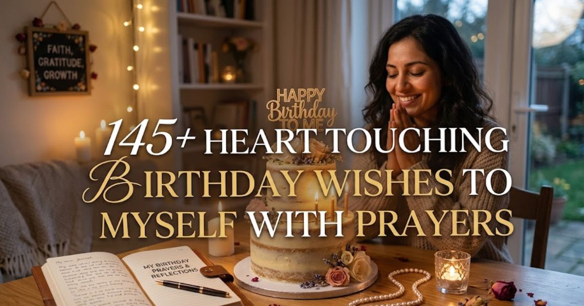 145+Heart Touching Birthday Wishes to Myself With Prayers