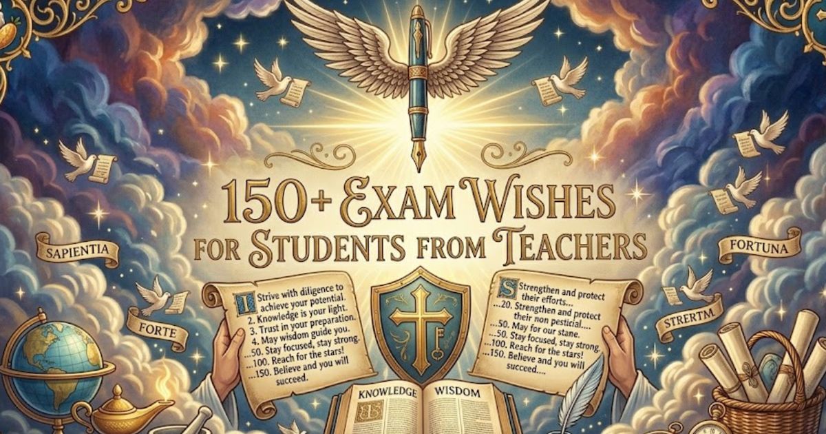 150+ Exam Wishes for Students from Teachers