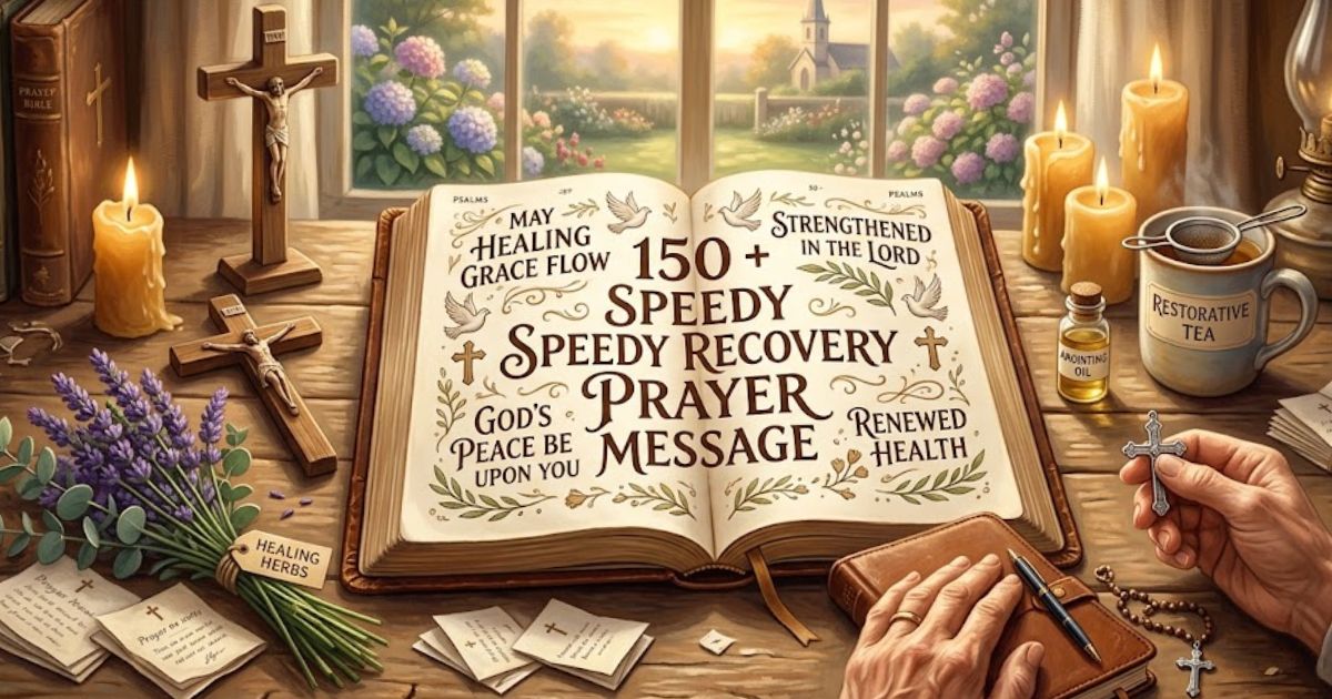 150 + Speedy Recovery Prayer Message