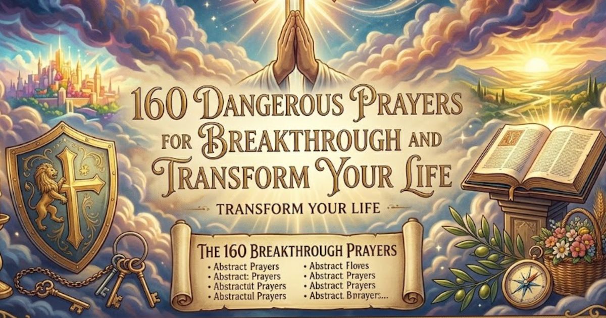 160 Dangerous Prayer for Breakthrough and Transform Your Life