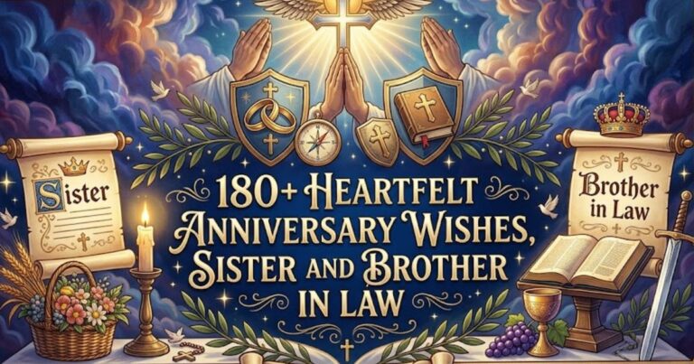 180+ Heartfelt Anniversary Wishes ,Sister and Brother in Law
