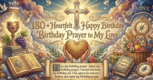 180 + Heartfelt Happy Birthday Prayer to My Love