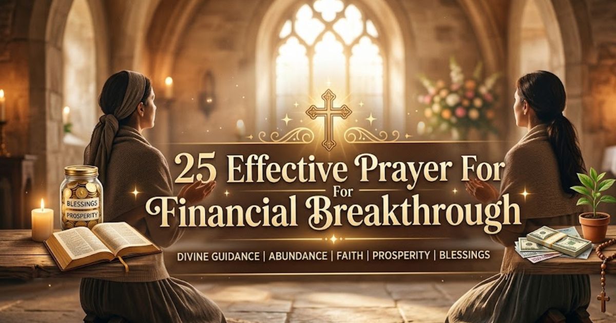 25 Effective Prayer For Financial Breakthrough