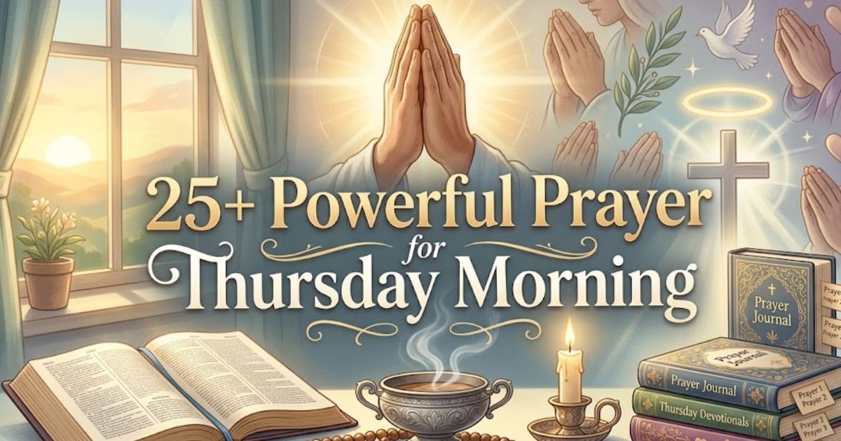25+ Powerful Prayer for Thursday Morning
