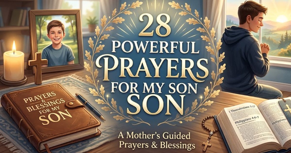 28 Powerful Prayers For My Son