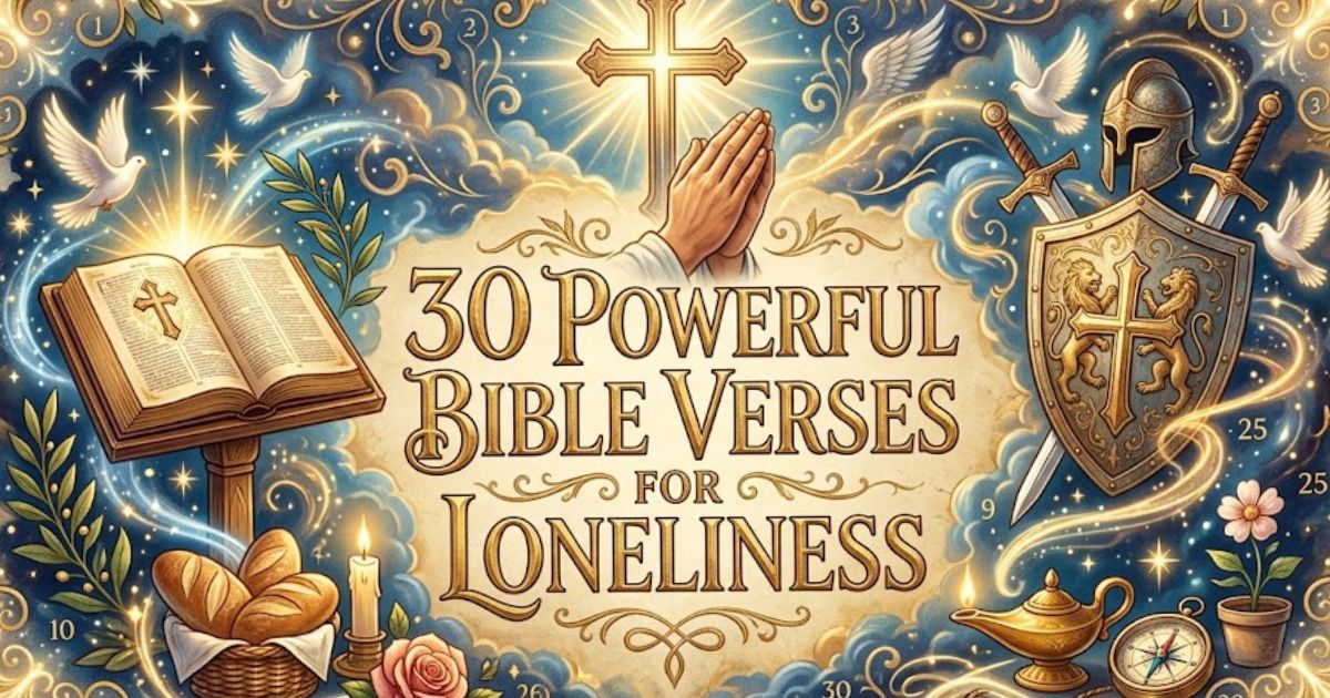 30 Powerful Bible Verses for Loneliness