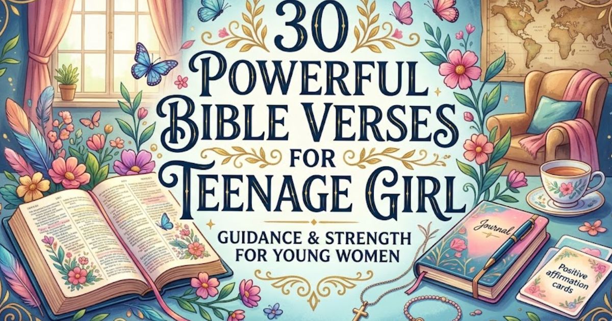 30 Powerful Bible Verses for Teenage Girl