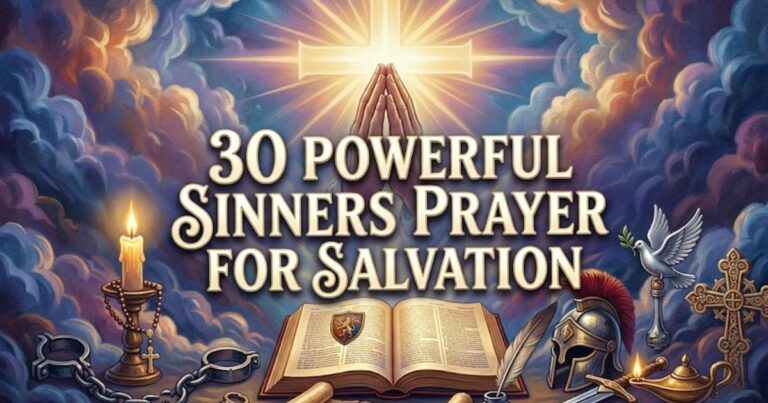 30 Powerful Sinners Prayer For Salvation