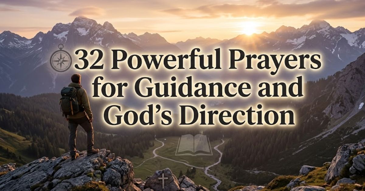 32 Powerful Prayers for Guidance and God's Direction