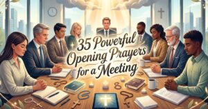 35 Powerful Opening Prayers for a Meeting