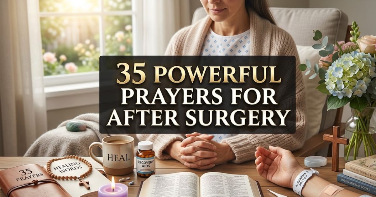 35 Powerful Prayers For Healing After Surgery