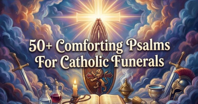 50+ Comforting Psalms For Catholic Funerals
