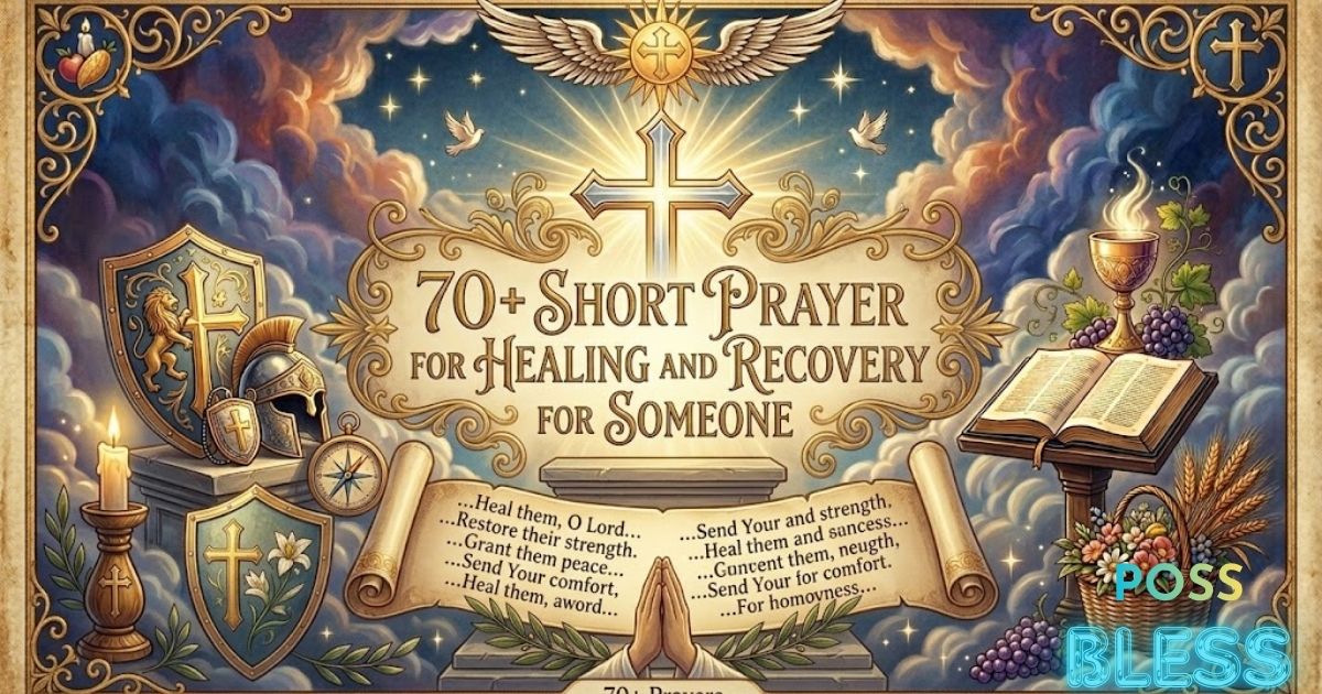 70 + Short Prayer for Healing and Recovery for Someone