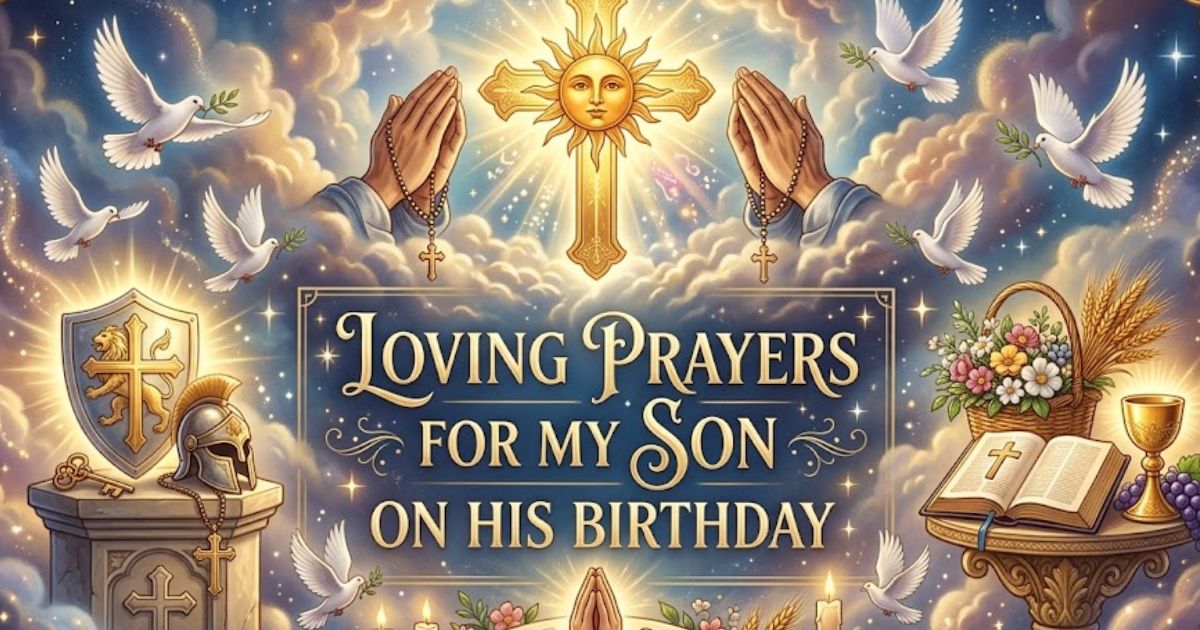Heartfelt Birthday Prayers for My Son Blessings, Love, and Wishes