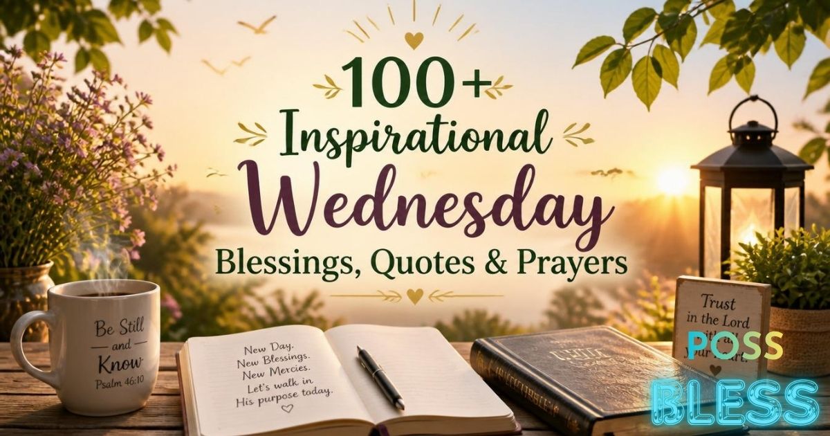 100+ Inspirational Wednesday Blessings, Quotes & Prayers